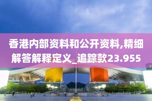 香港内部资料和公开资料,精细解答解释定义_追踪款23.955