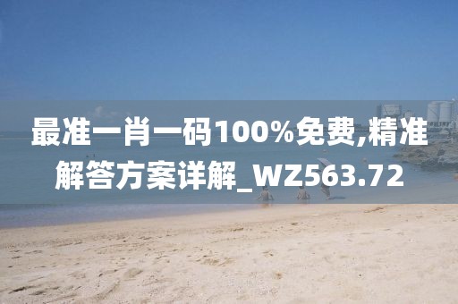 最准一肖一码100%免费,精准解答方案详解_WZ563.72