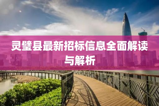 灵璧县最新招标信息全面解读与解析