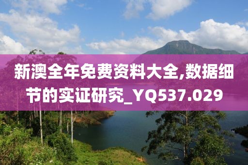 新澳全年免费资料大全,数据细节的实证研究_YQ537.029