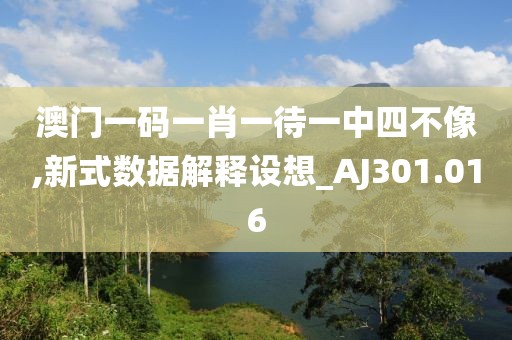 澳门一码一肖一待一中四不像,新式数据解释设想_AJ301.016
