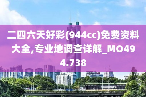 二四六天好彩(944cc)免费资料大全,专业地调查详解_MO494.738