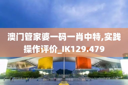 澳门管家婆一码一肖中特,实践操作评价_IK129.479