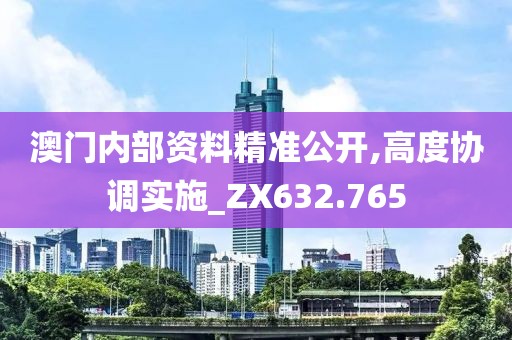 澳门内部资料精准公开,高度协调实施_ZX632.765