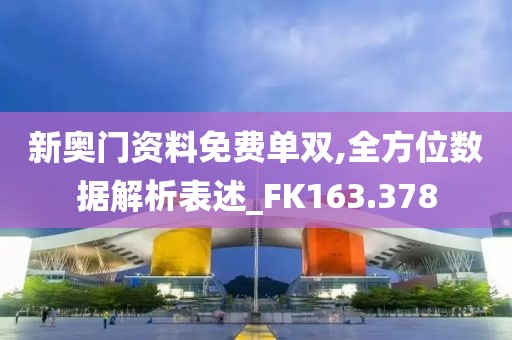 新奥门资料免费单双,全方位数据解析表述_FK163.378