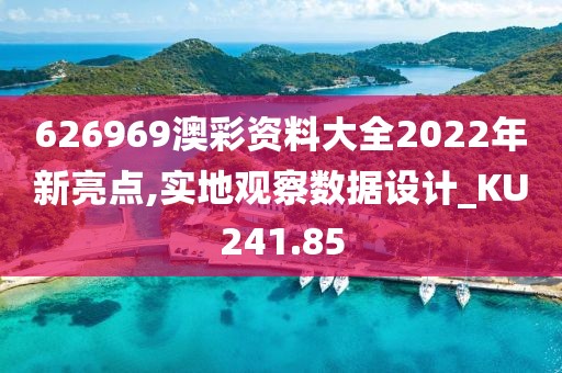 626969澳彩资料大全2022年新亮点,实地观察数据设计_KU241.85