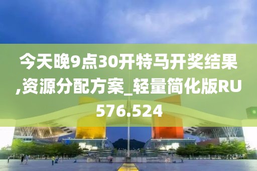 今天晚9点30开特马开奖结果,资源分配方案_轻量简化版RU576.524