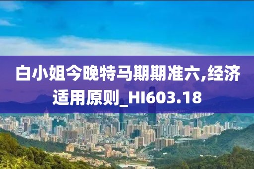 白小姐今晚特马期期准六,经济适用原则_HI603.18