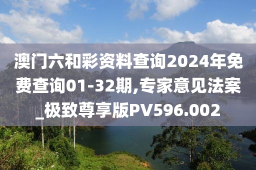 澳门六和彩资料查询2024年免费查询01-32期,专家意见法案_极致尊享版PV596.002