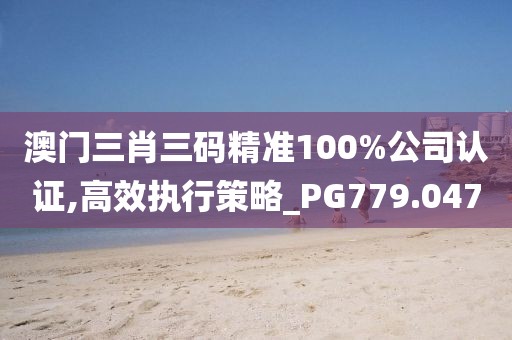 澳门三肖三码精准100%公司认证,高效执行策略_PG779.047