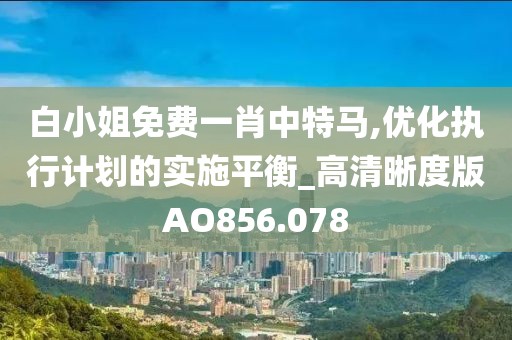 白小姐免费一肖中特马,优化执行计划的实施平衡_高清晰度版AO856.078