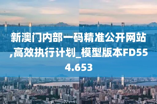 新澳门内部一码精准公开网站,高效执行计划_模型版本FD554.653