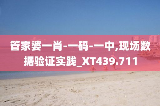 管家婆一肖-一码-一中,现场数据验证实践_XT439.711