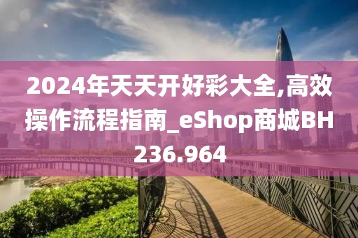 2024年天天开好彩大全,高效操作流程指南_eShop商城BH236.964