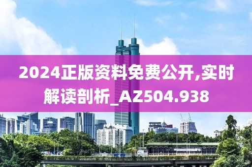 2024正版资料免费公开,实时解读剖析_AZ504.938