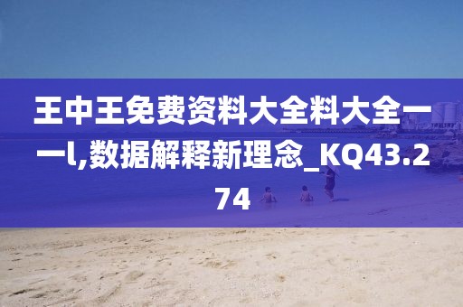 王中王免费资料大全料大全一一l,数据解释新理念_KQ43.274