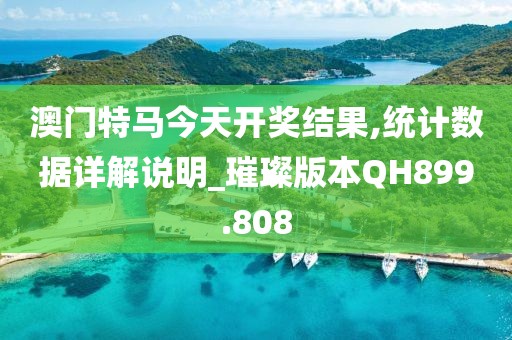 澳门特马今天开奖结果,统计数据详解说明_璀璨版本QH899.808