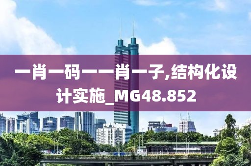 一肖一码一一肖一子,结构化设计实施_MG48.852