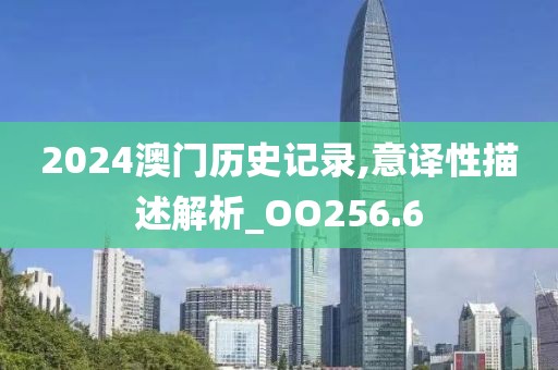 2024澳门历史记录,意译性描述解析_OO256.6