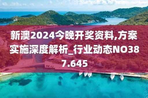 新澳2024今晚开奖资料,方案实施深度解析_行业动态NO387.645