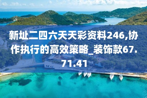 新址二四六天天彩资料246,协作执行的高效策略_装饰款67.71.41