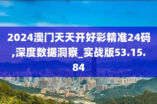 2024澳门天天开好彩精准24码,深度数据洞察_实战版53.15.84