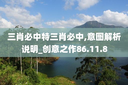 三肖必中特三肖必中,意图解析说明_创意之作86.11.8