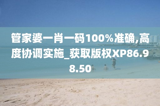 管家婆一肖一码100%准确,高度协调实施_获取版权XP86.98.50