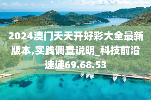 2024澳门天天开好彩大全最新版本,实践调查说明_科技前沿速递69.68.53