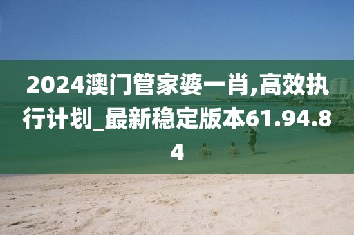 2024澳门管家婆一肖,高效执行计划_最新稳定版本61.94.84