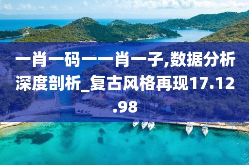 一肖一码一一肖一子,数据分析深度剖析_复古风格再现17.12.98