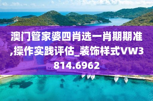 澳门管家婆四肖选一肖期期准,操作实践评估_装饰样式VW3814.6962