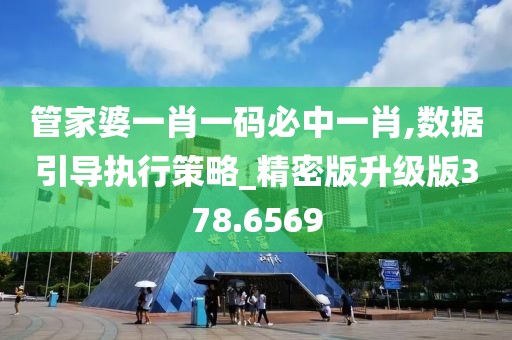 管家婆一肖一码必中一肖,数据引导执行策略_精密版升级版378.6569