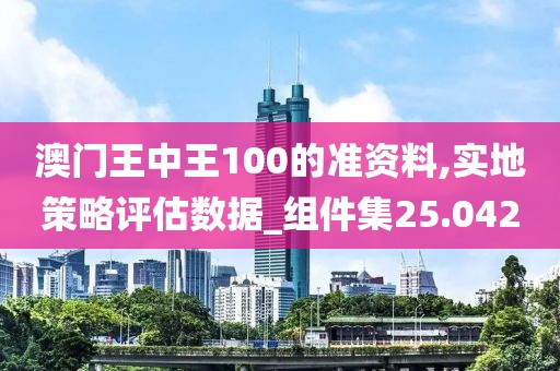 澳门王中王100的准资料,实地策略评估数据_组件集25.042