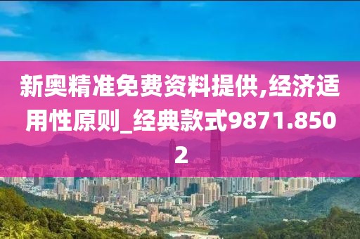 新奥精准免费资料提供,经济适用性原则_经典款式9871.8502
