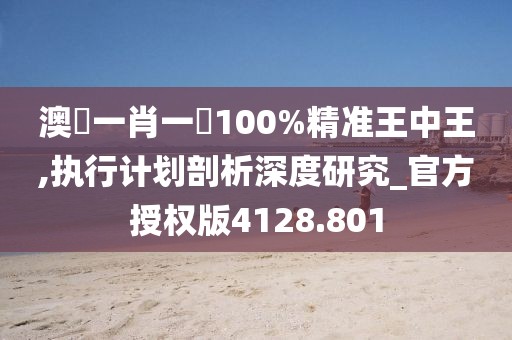 澳門一肖一碼100%精准王中王,执行计划剖析深度研究_官方授权版4128.801