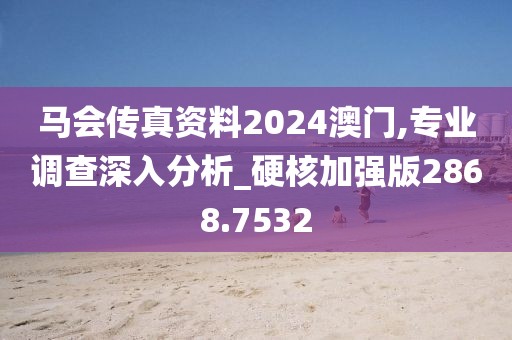 马会传真资料2024澳门,专业调查深入分析_硬核加强版2868.7532