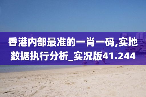 香港内部最准的一肖一码,实地数据执行分析_实况版41.244