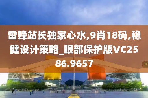 雷锋站长独家心水,9肖18码,稳健设计策略_眼部保护版VC2586.9657