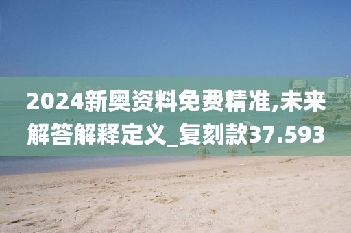 2024新奥资料免费精准,未来解答解释定义_复刻款37.593