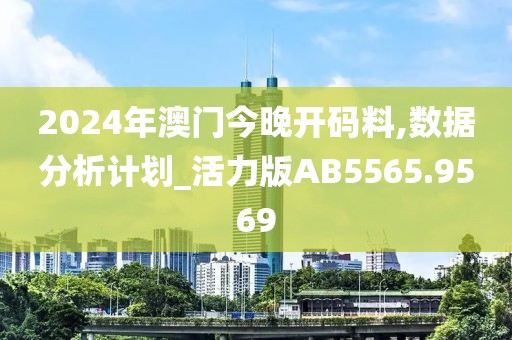 2024年澳门今晚开码料,数据分析计划_活力版AB5565.9569