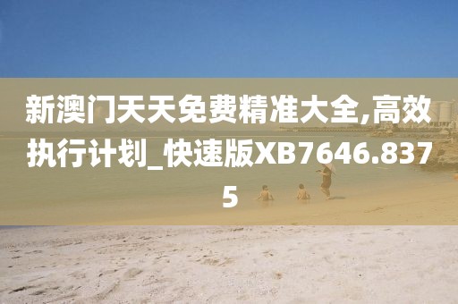 新澳门天天免费精准大全,高效执行计划_快速版XB7646.8375
