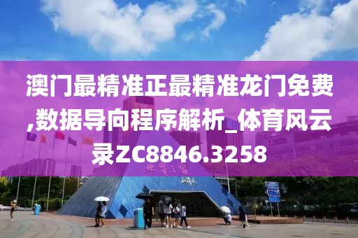 澳门最精准正最精准龙门免费,数据导向程序解析_体育风云录ZC8846.3258