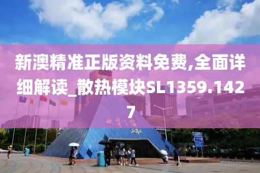 新澳精准正版资料免费,全面详细解读_散热模块SL1359.1427