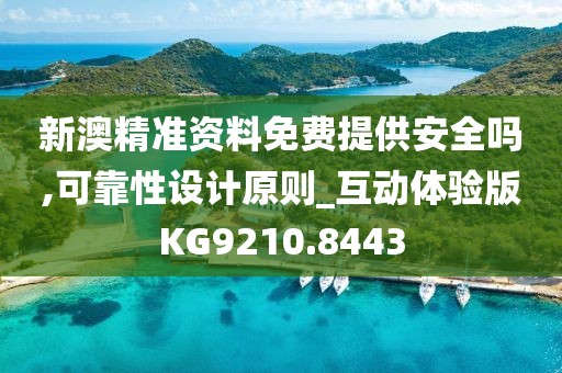 新澳精准资料免费提供安全吗,可靠性设计原则_互动体验版KG9210.8443