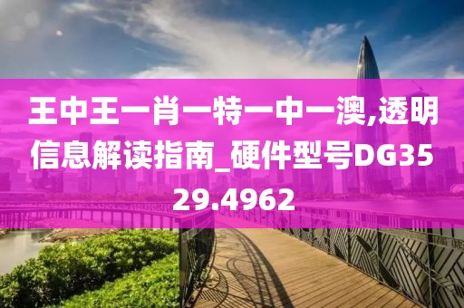王中王一肖一特一中一澳,透明信息解读指南_硬件型号DG3529.4962
