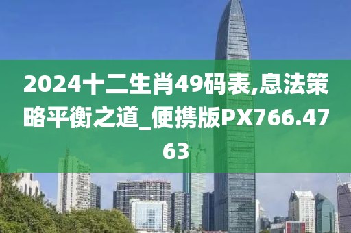 2024十二生肖49码表,息法策略平衡之道_便携版PX766.4763