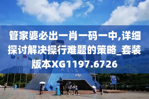 管家婆必出一肖一码一中,详细探讨解决操行难题的策略_套装版本XG1197.6726