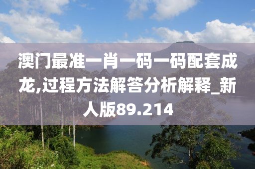 澳门最准一肖一码一码配套成龙,过程方法解答分析解释_新人版89.214