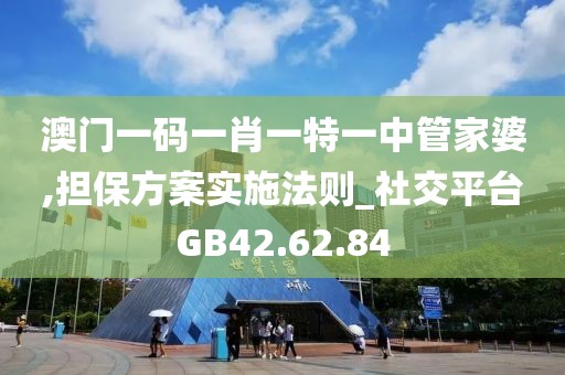 澳门一码一肖一特一中管家婆,担保方案实施法则_社交平台GB42.62.84